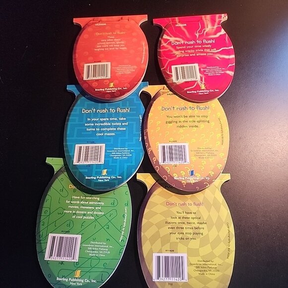 Kid's Bathroom Book Lot Of 6 Sterling Publishing paperback book lot - Picture 5 of 7